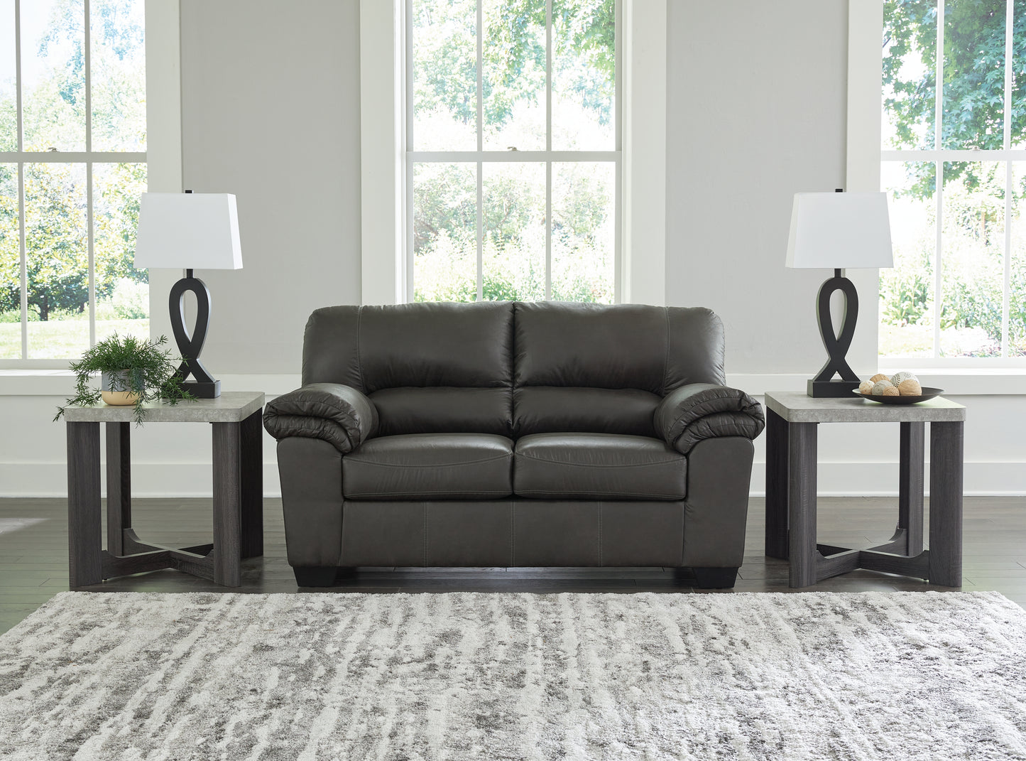 Ocala Furniture Outlet - Ashley Furniture - Bladen Living Room - Loveseat / Slate - 1202135