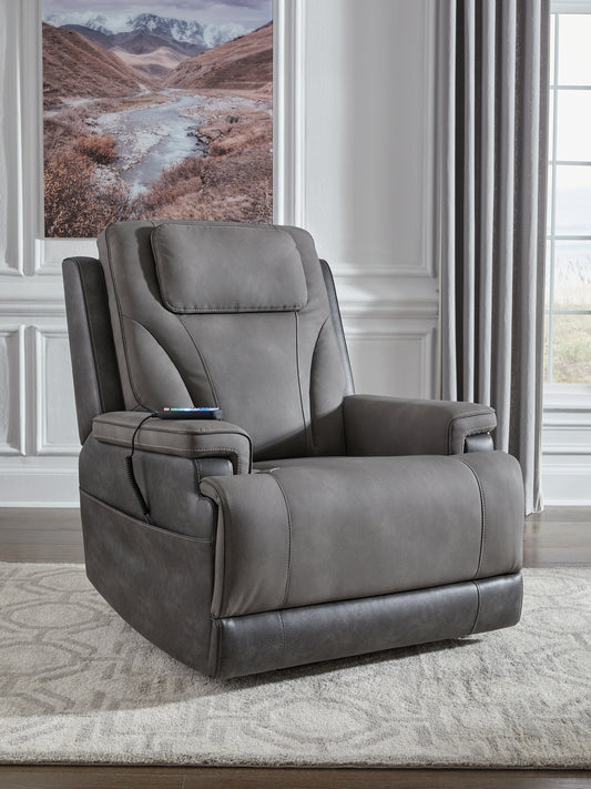 Ocala Furniture Outlet - Ashley Furniture - 4Z-Peaceful Pause Living Room - Power Lift Recliner / Sand - PC1210312