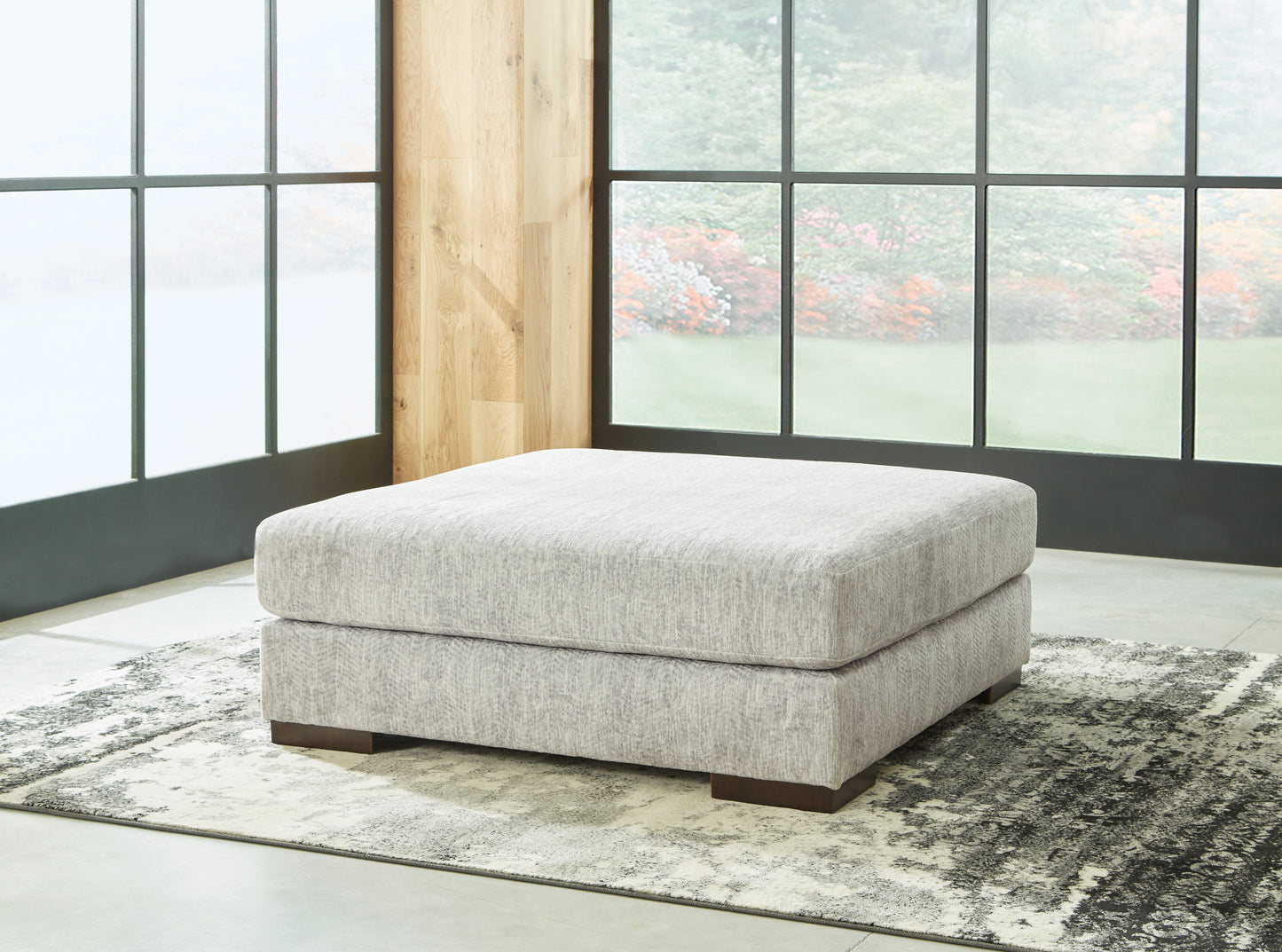 Ocala Furniture Outlet - Ashley Furniture - Regent Park Living Room - Oversized Accent Ottoman / Pewter - 1440408