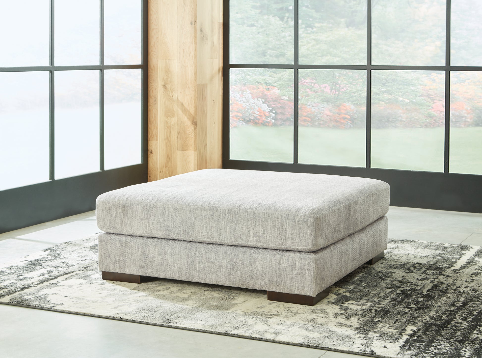 Ocala Furniture Outlet - Ashley Furniture - Regent Park Living Room - Oversized Accent Ottoman / Pewter - 1440408