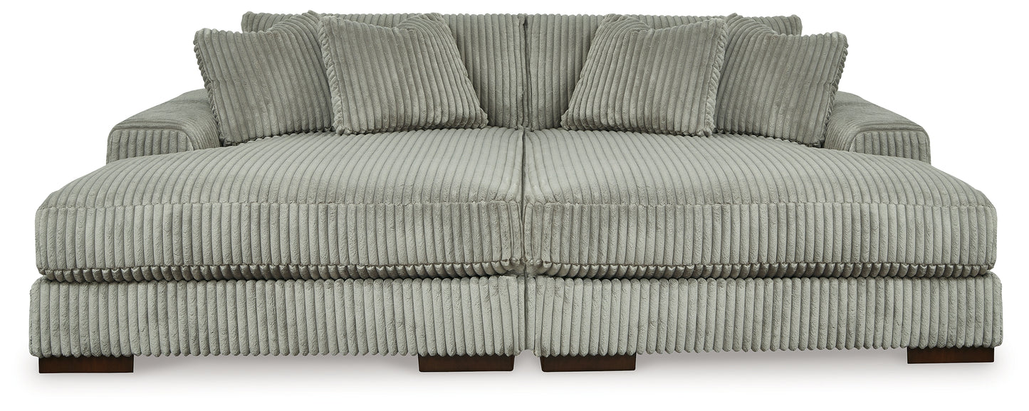 Ocala Furniture Outlet - Ashley Furniture - Lindyn Sectional - RAF Super Chaise / Fog - 21105S11