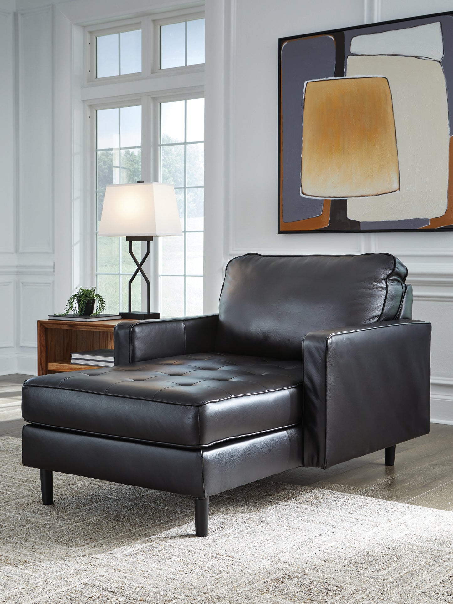Ocala Furniture Outlet - Ashley Furniture - Bryceview Living Room - Chaise / Onyx - 2120515
