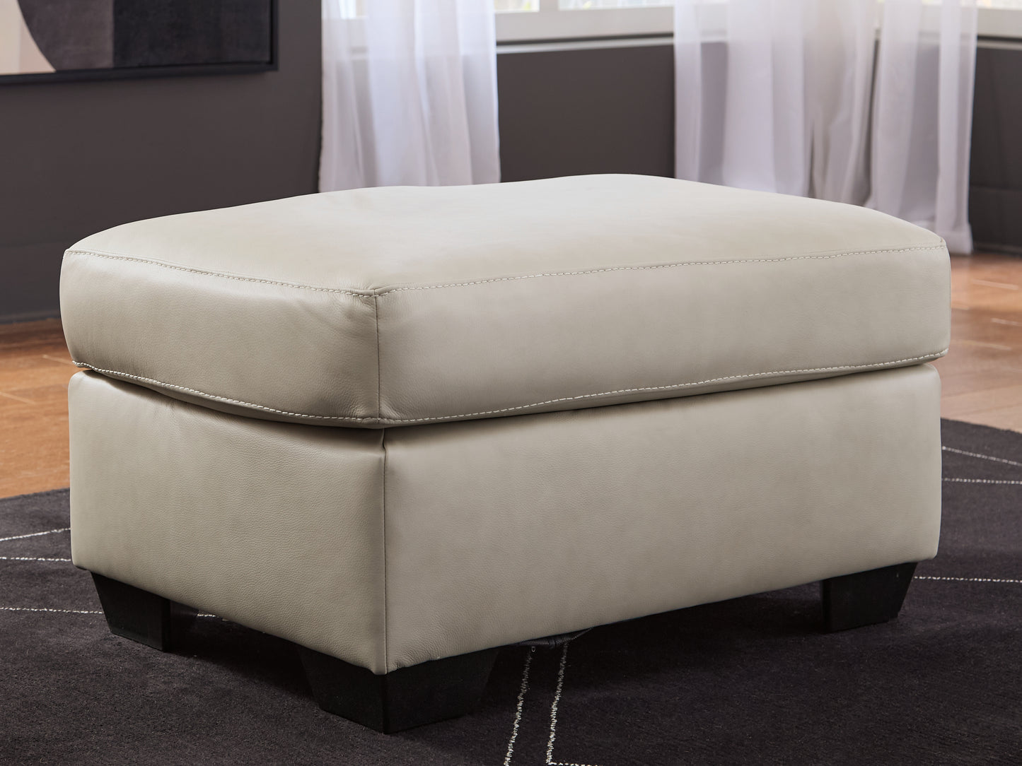 Ocala Furniture Outlet - Ashley Furniture - Santorine Living Room - Ottoman / Bone - 2170814