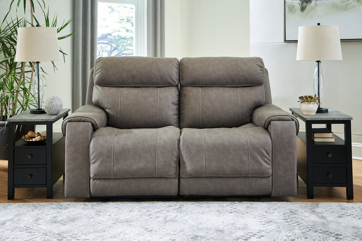 Ocala Furniture Outlet - Ashley Furniture - Starbot Sectional - 3-Piece Power Reclining Sectional Sofa / Fossil - 23501S3