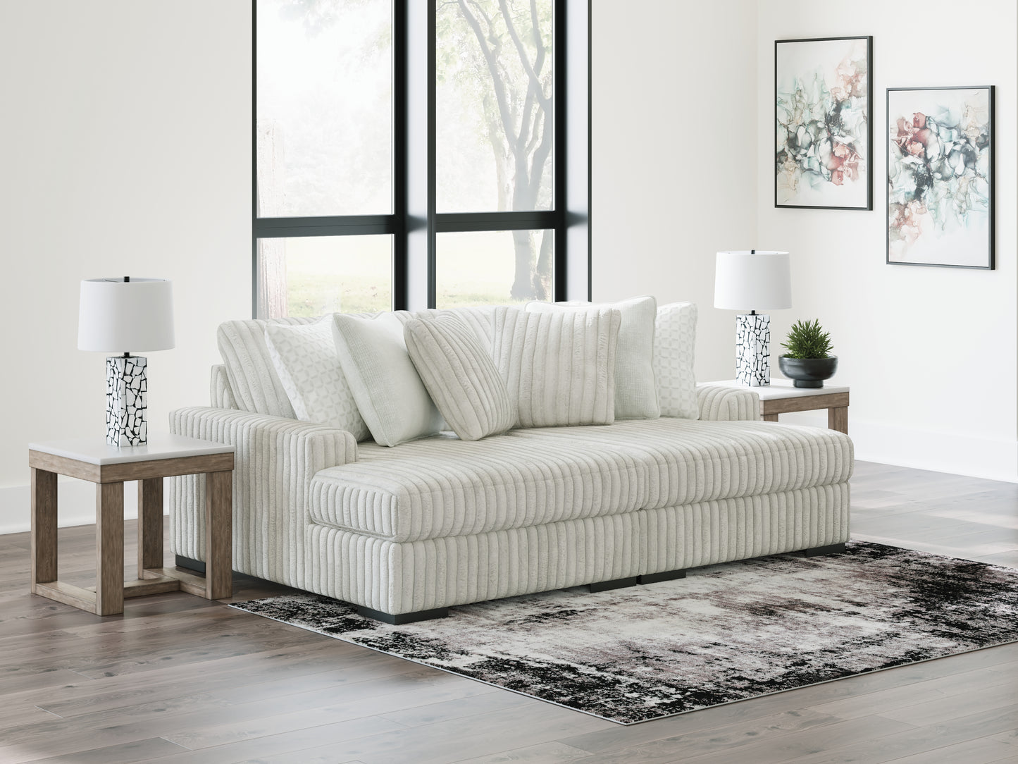 Ocala Furniture Outlet - Ashley Furniture - Stupendous Sectional - RAF Super Chaise / Alloy - 25903S16