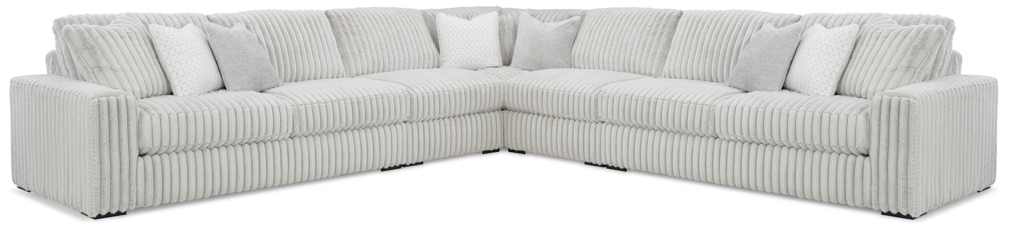 Ocala Furniture Outlet - Ashley Furniture - Stupendous Sectional - LAF 5-Piece Sectional / Alloy - 25903S3