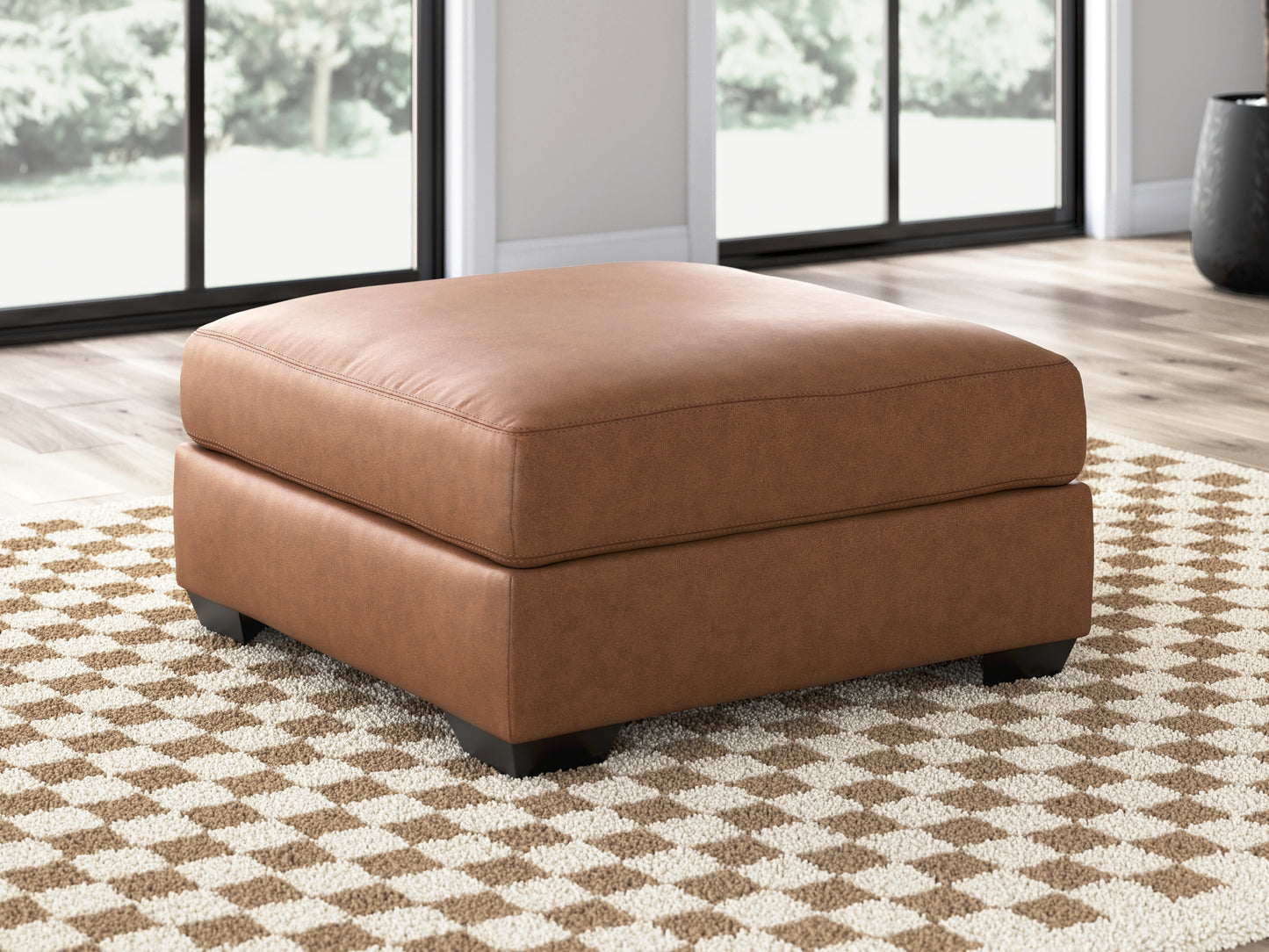 Ocala Furniture Outlet - Ashley Furniture - WillowBend Living Room - Oversized Accent Ottoman / Caramel - PC2770408