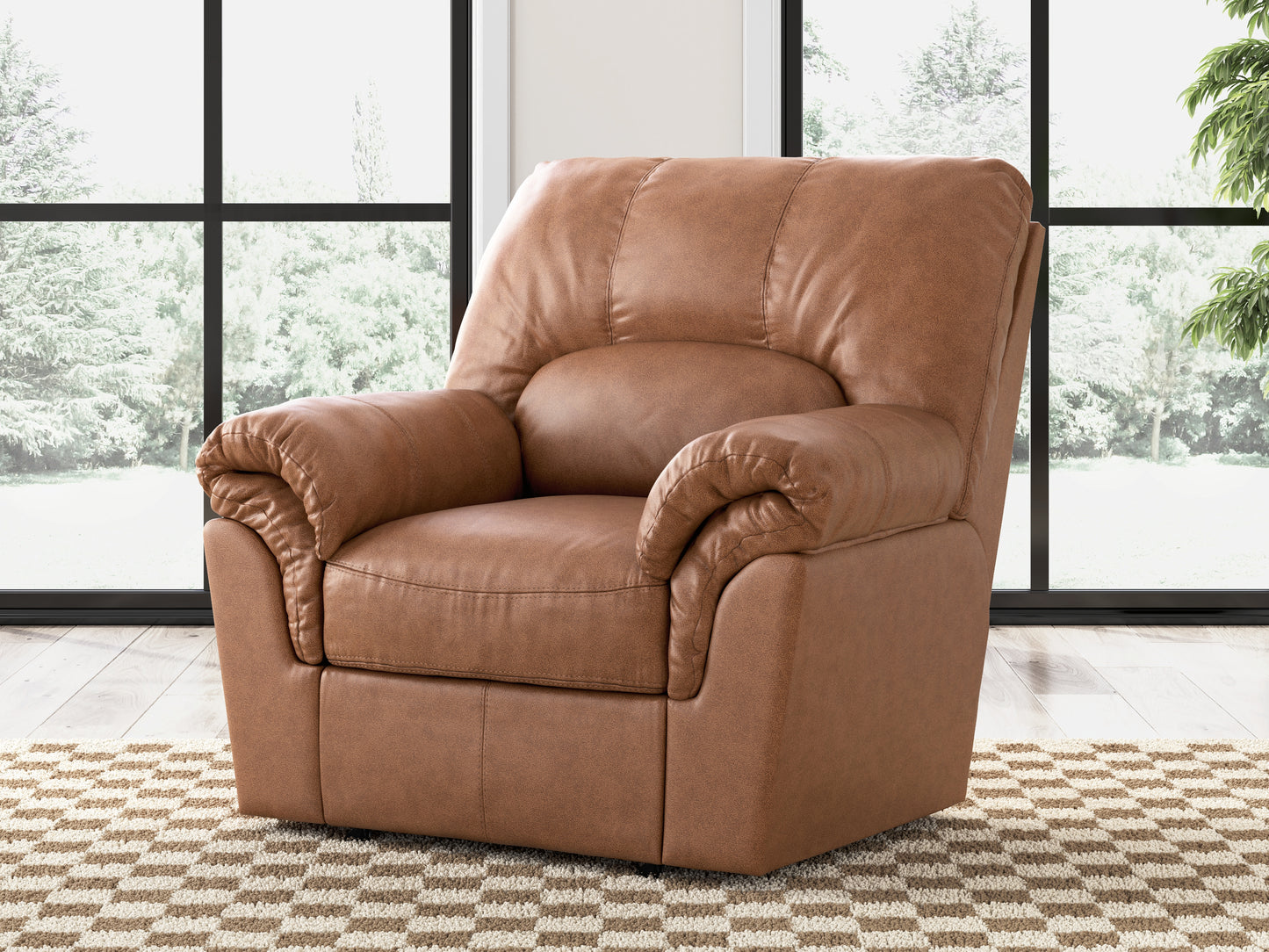 Ocala Furniture Outlet - Ashley Furniture - WillowBend Living Room - Rocker Recliner / Caramel - PC2770425