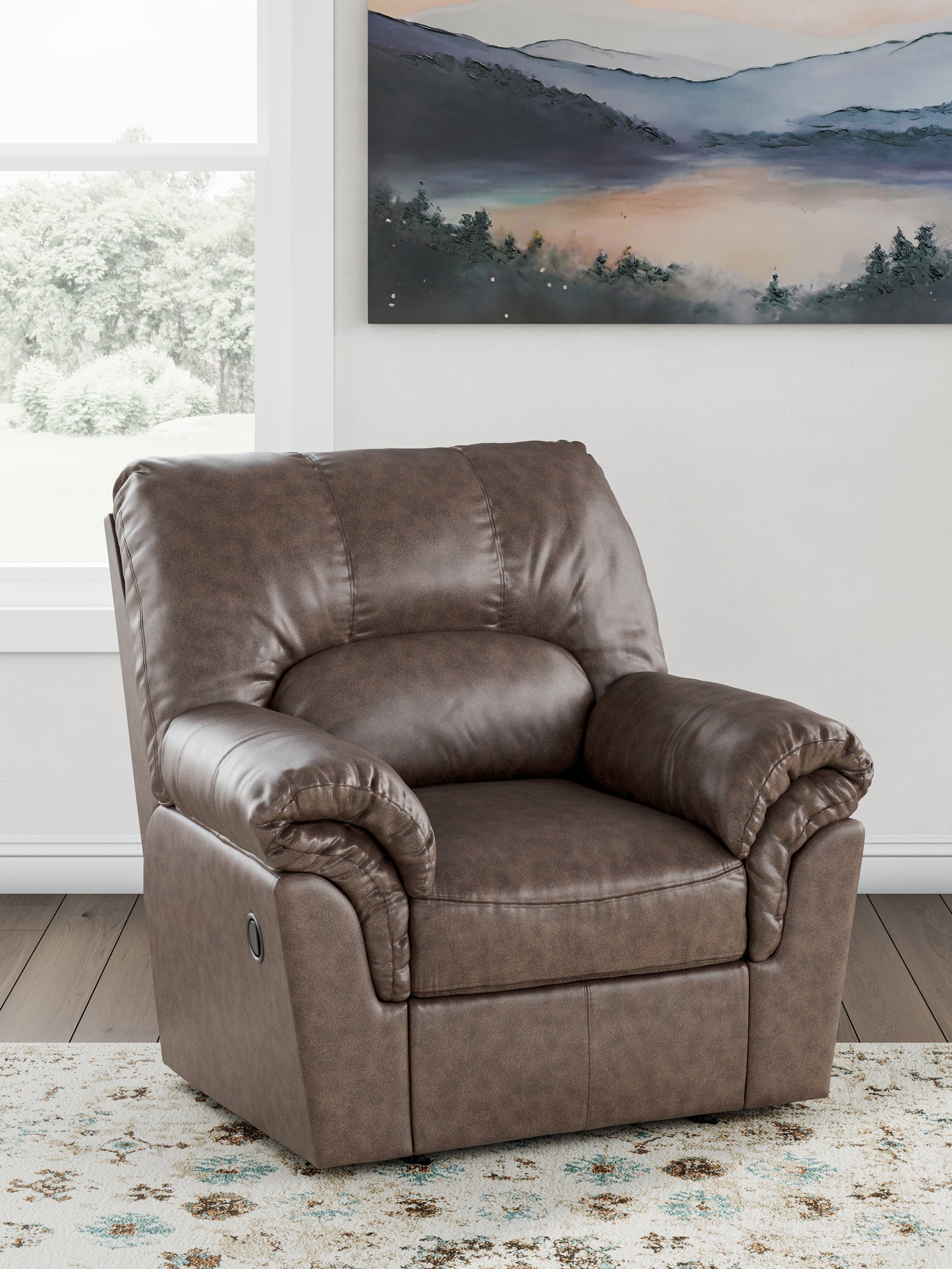 Ocala Furniture Outlet - Ashley Furniture - WillowBend Living Room - Rocker Recliner / Umber - PC2770525