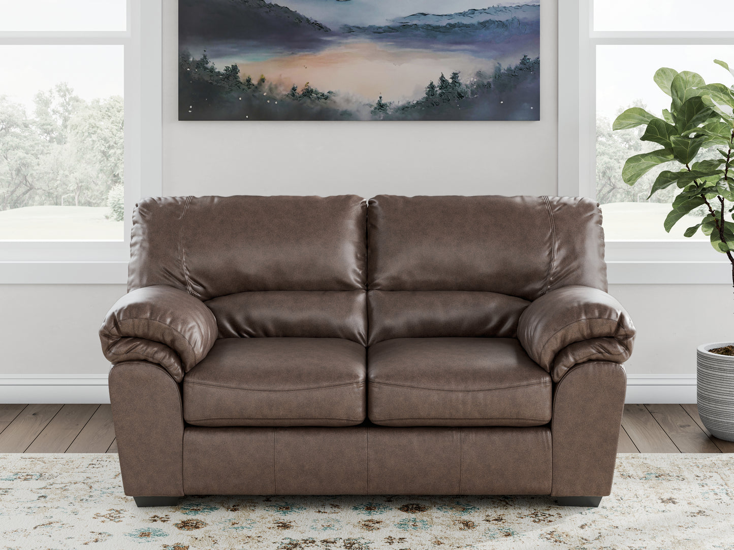 Ocala Furniture Outlet - Ashley Furniture - WillowBend Living Room - Loveseat / Umber - PC2770535