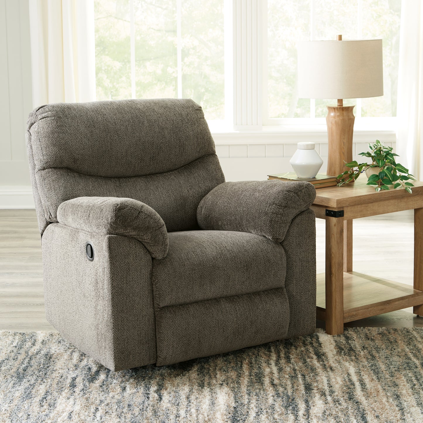 Ocala Furniture Outlet - Ashley Furniture - Alphons Living Room - Rocker Recliner / Putty - 2820125
