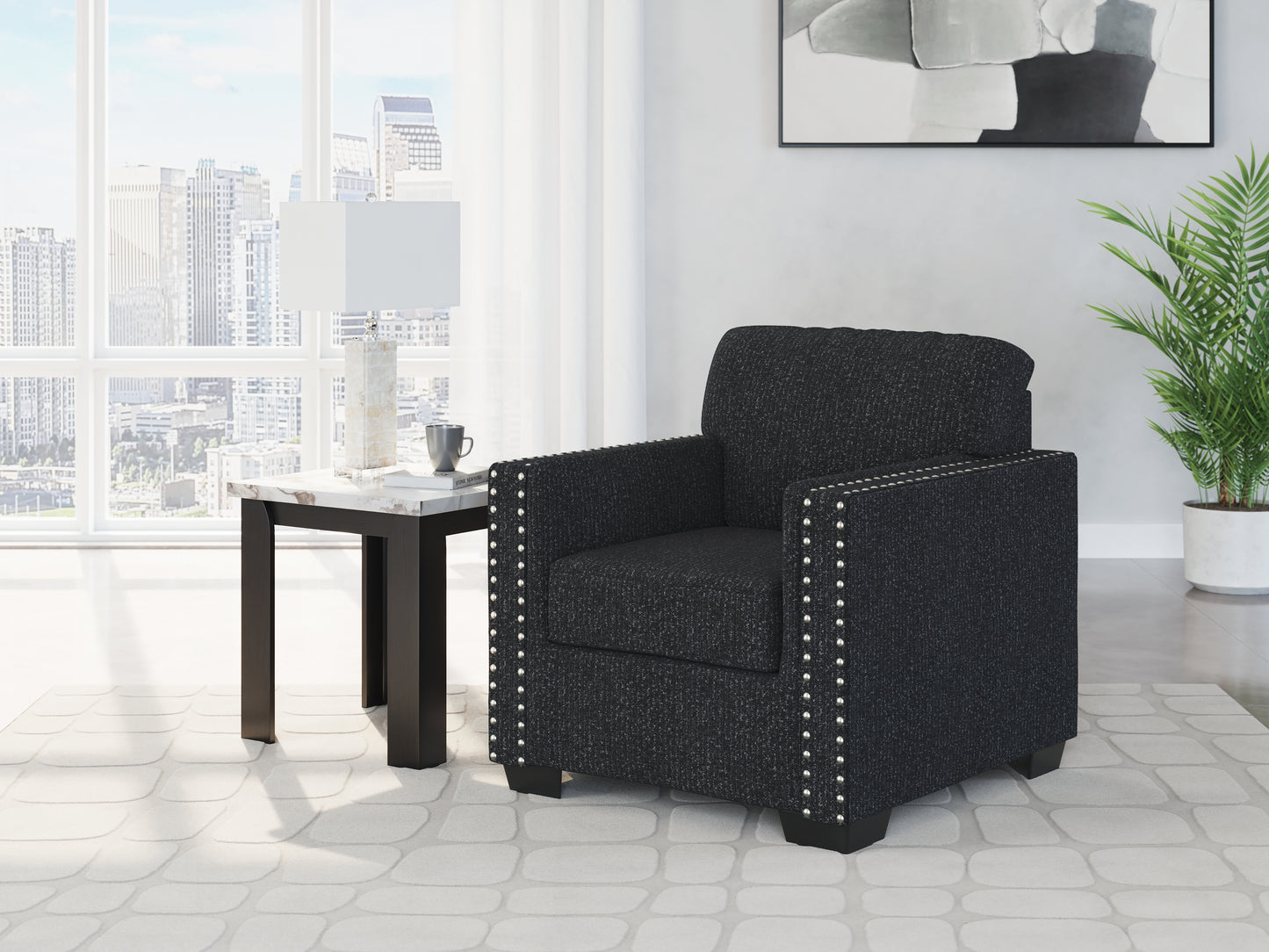 Ocala Furniture Outlet - Ashley Furniture - Jasmine Peaks Living Room - Chair / Coal - 2890420