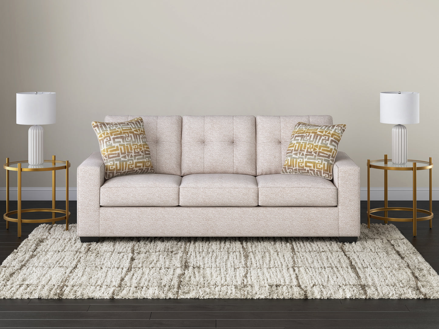 Ocala Furniture Outlet - Ashley Furniture - Larimer Living Room - Sofa / Stone - PC2920338