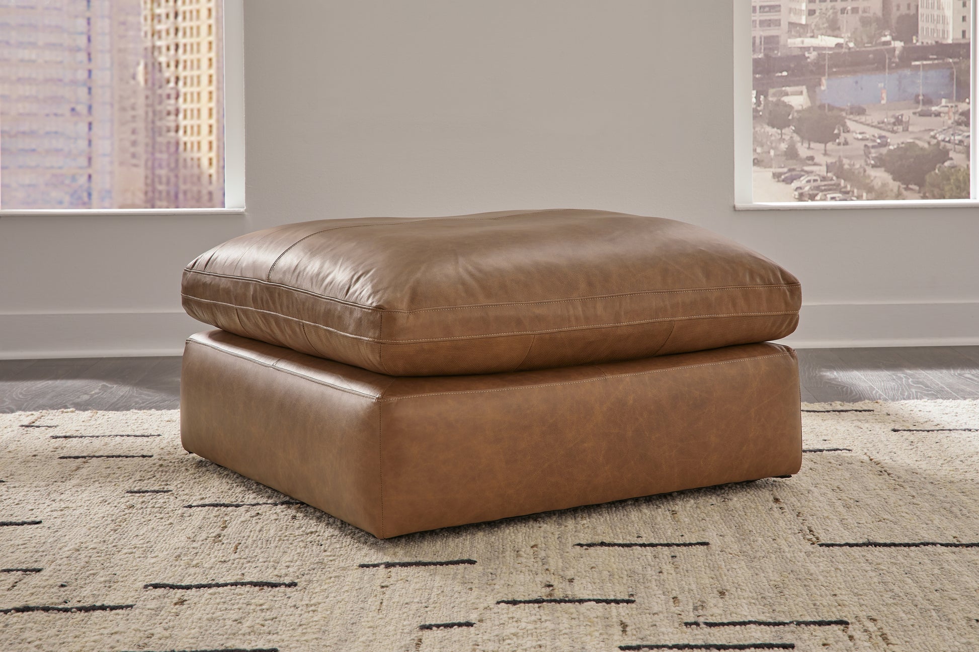 Ocala Furniture Outlet - Ashley Furniture - Emilia Living Room - Oversized Accent Ottoman / Caramel - 3090108