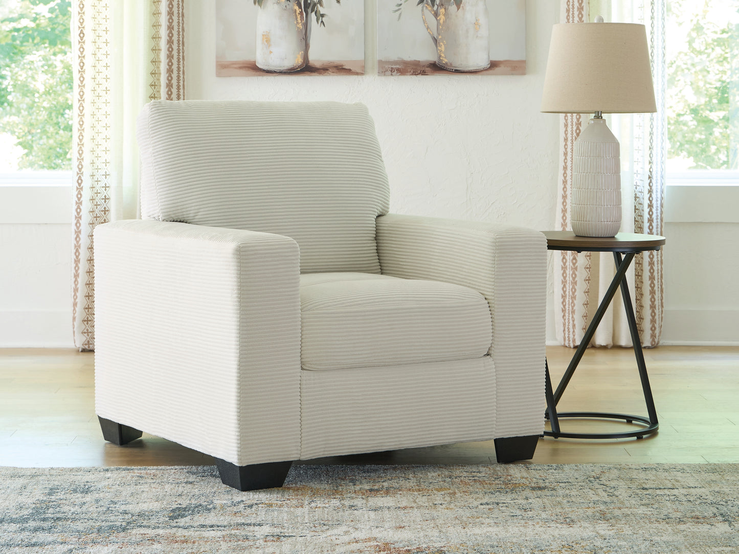 Ocala Furniture Outlet - Ashley Furniture - Greenbriar Living Room - Chair / Ivory - PC3200620