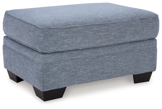 Ocala Furniture Outlet - Ashley Furniture - Carissa Manor Living Room - Queen Sofa Sleeper / Denim - 3260439