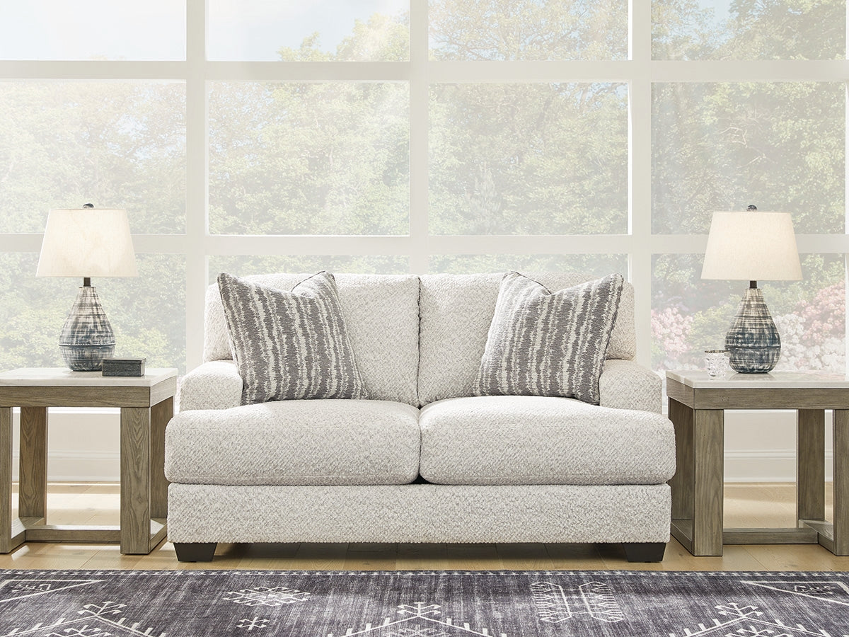 Ocala Furniture Outlet - Ashley Furniture - Brebryan Living Room - Loveseat / Flannel - 3440135