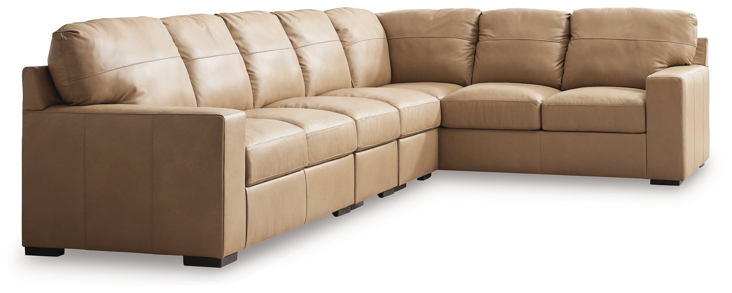 Ocala Furniture Outlet - Ashley Furniture - Bandon Sectional - RAF 4-Piece Sectional / Toffee - 38006S6