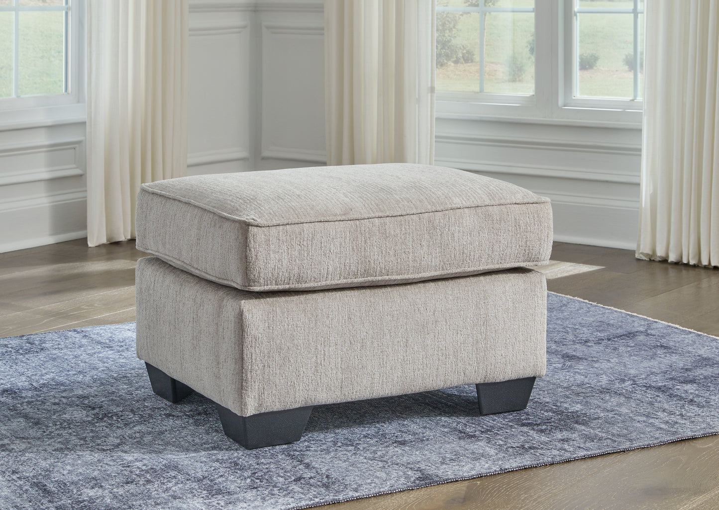 Ocala Furniture Outlet - Ashley Furniture - Cashton Living Room - Ottoman / Ice - 4060614