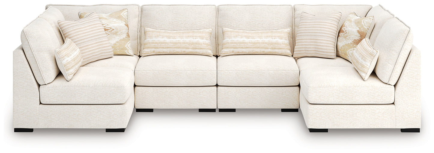 Ocala Furniture Outlet - Ashley Furniture - Donelson Creek Sectional - 5-Piece Sectional / Vanilla - 48002S1