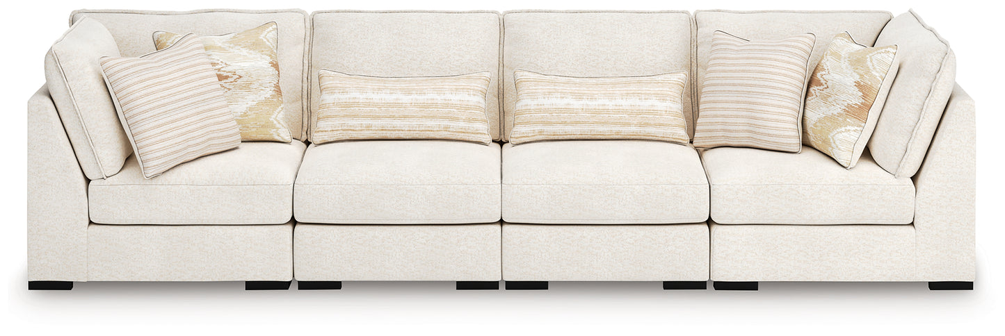 Ocala Furniture Outlet - Ashley Furniture - Donelson Creek Sectional - 4-Piece Sectional / Vanilla - 48002S2