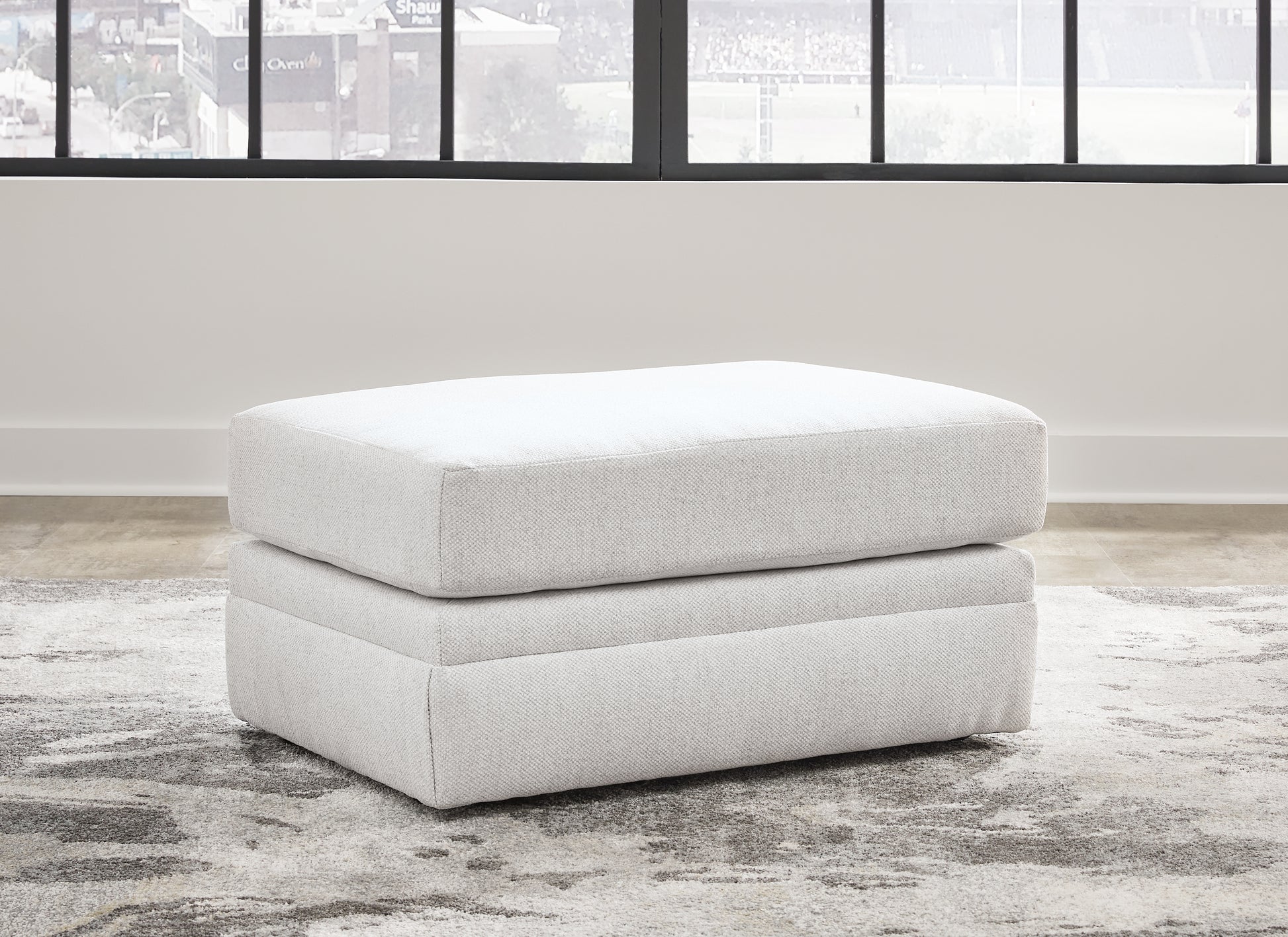 Ocala Furniture Outlet - Ashley Furniture - Maitelynn Living Room - Ottoman / Chalk - 4820214