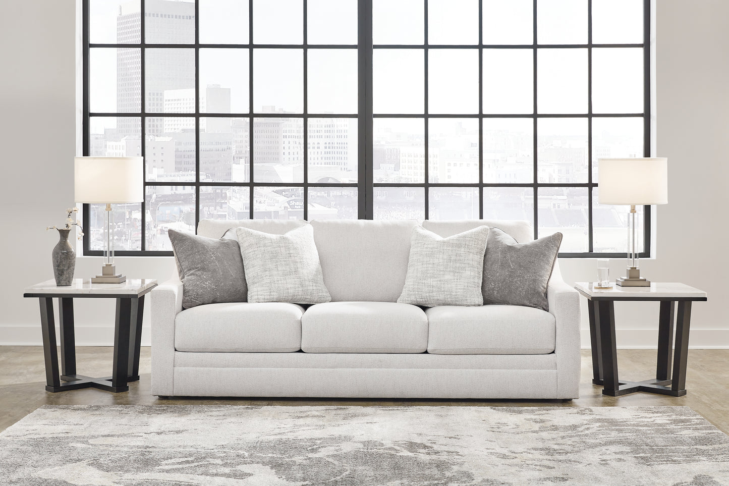 Ocala Furniture Outlet - Ashley Furniture - Maitelynn Living Room - Sofa / Chalk - 4820238