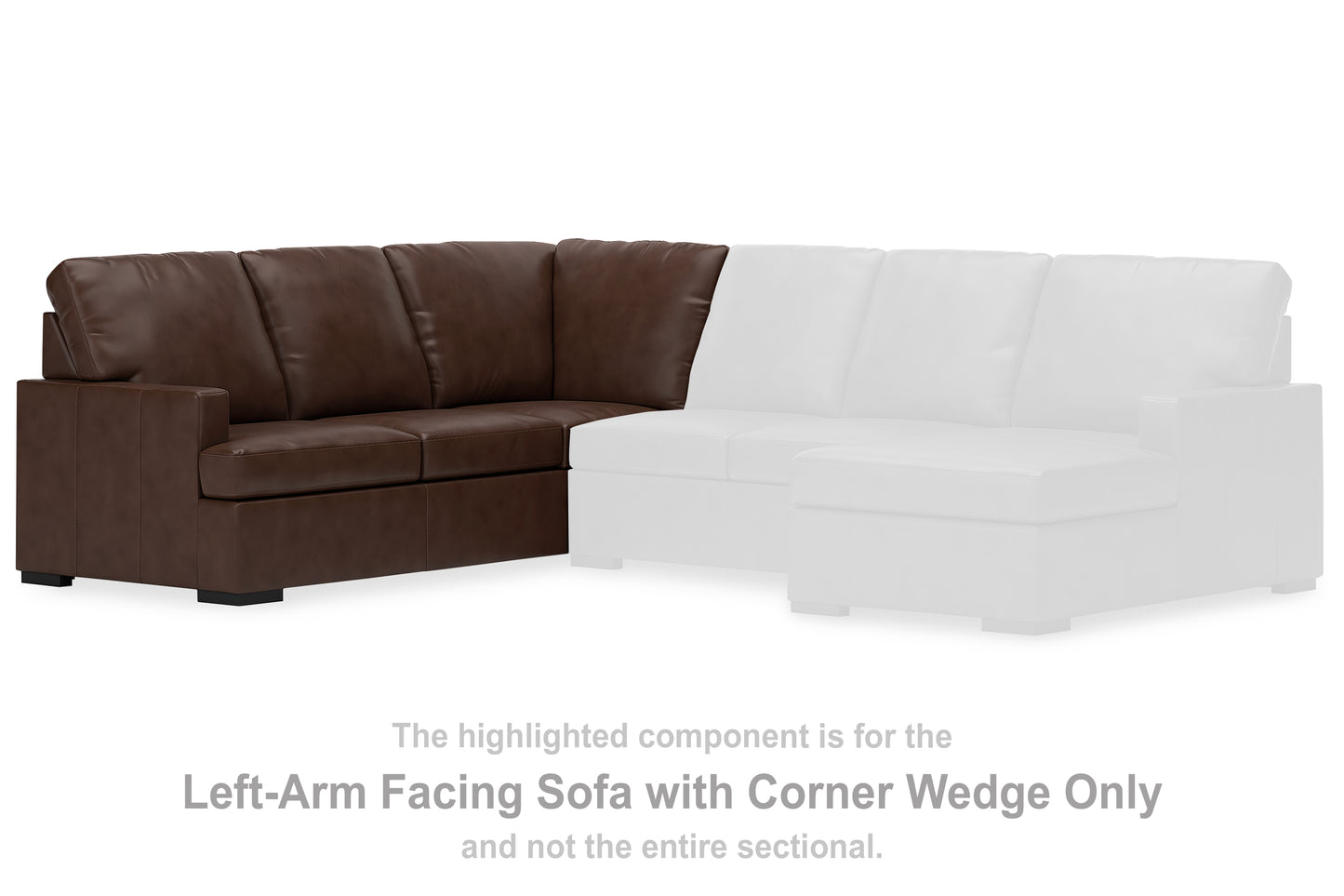 Ocala Furniture Outlet - Ashley Furniture - McDowlan Sectional - LAF Sofa w/Corner Wedge / Coffee - PC4850448