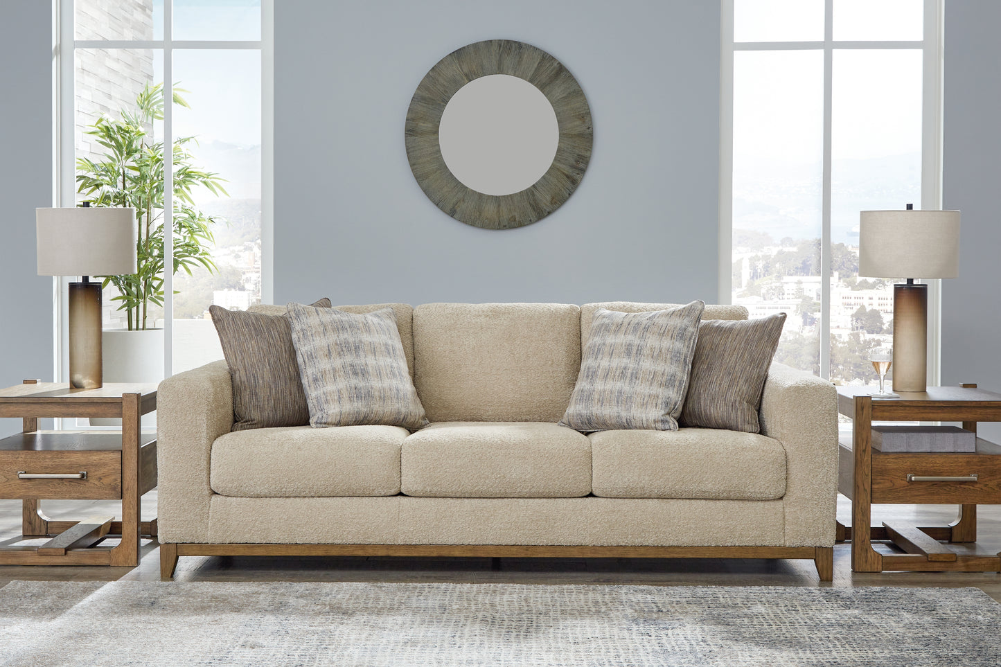 Ocala Furniture Outlet - Ashley Furniture - Parklynn Living Room - Sofa / Desert - 4890238