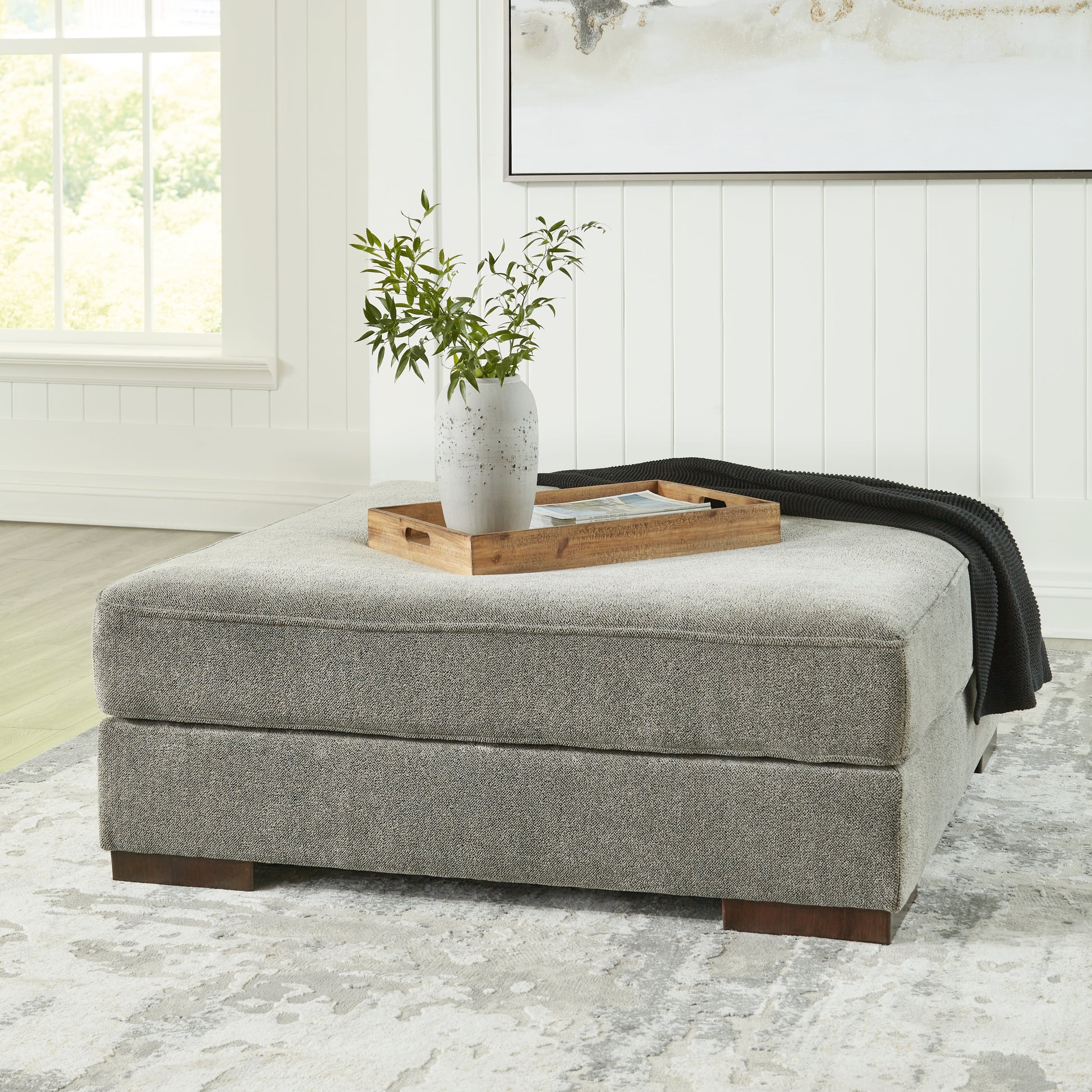 Ocala Furniture Outlet - Ashley Furniture - Bayless Living Room - Oversized Accent Ottoman / Smoke - 5230408