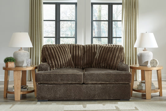 Ocala Furniture Outlet - Ashley Furniture - Aylesworth Living Room - Ottoman / Chocolate - 5370214