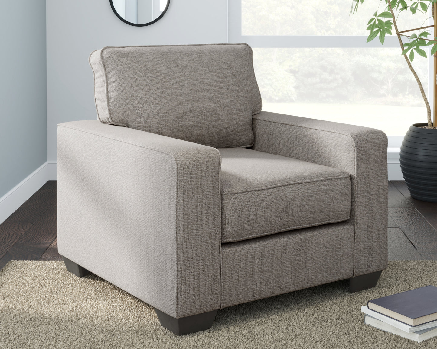 Ocala Furniture Outlet - Ashley Furniture - Greaves Living Room - Chair / Stone - 5510420
