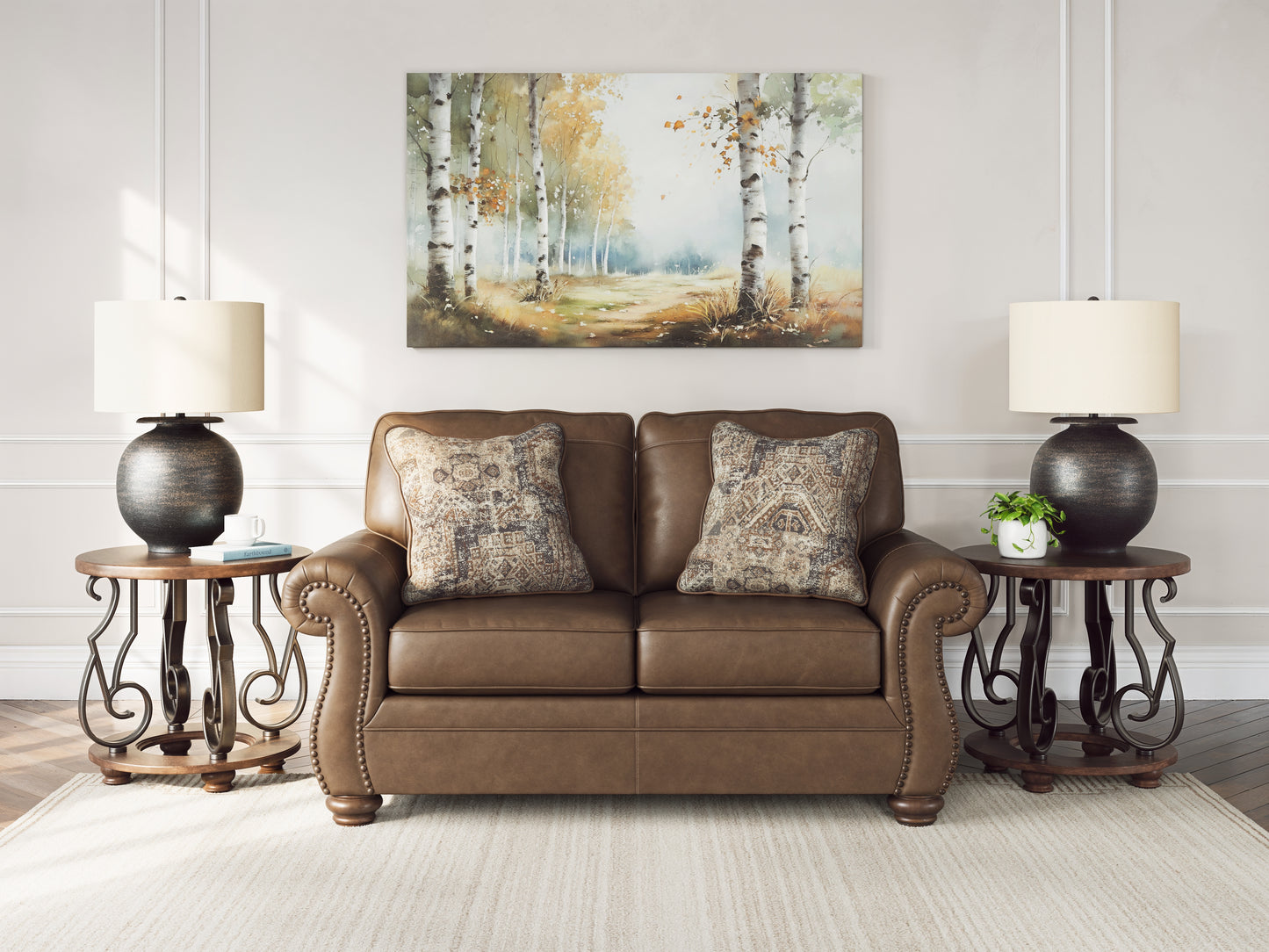 Ocala Furniture Outlet - Ashley Furniture - Chasemore Living Room - Loveseat / Earth - PC5590235