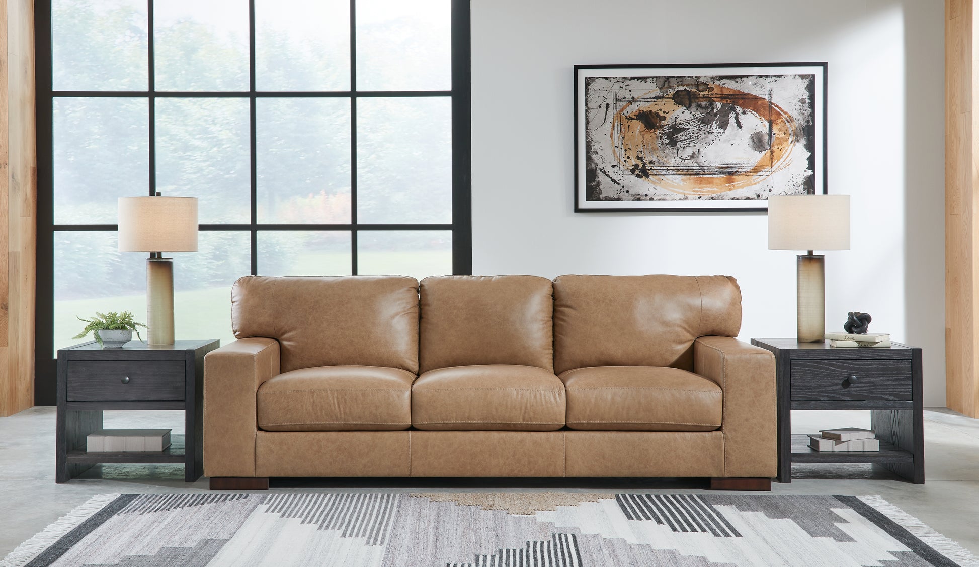 Ocala Furniture Outlet - Ashley Furniture - Lombardia Living Room - Ottoman / Tumbleweed - 5730214