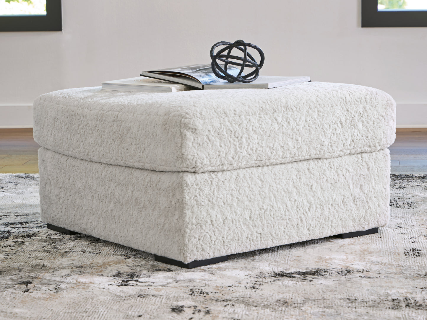 Ocala Furniture Outlet - Ashley Furniture - Cuddle Plush Living Room - Oversized Accent Ottoman / Arctic - PC5910608