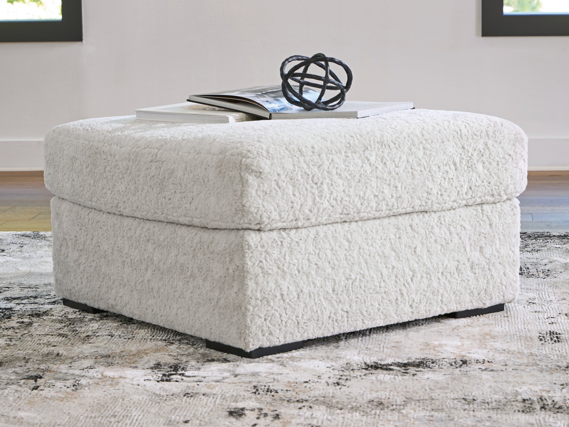 Ocala Furniture Outlet - Ashley Furniture - Cuddle Plush Living Room - Oversized Accent Ottoman / Arctic - PC5910608