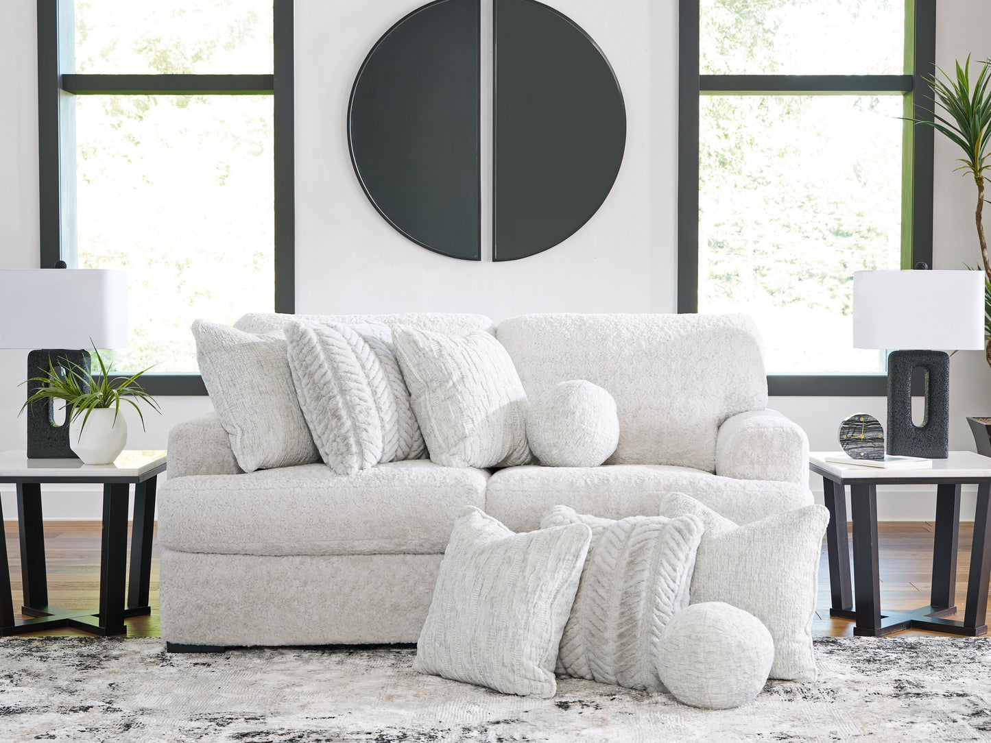 Ocala Furniture Outlet - Ashley Furniture - Cuddle Plush Sectional - RAF 2-Piece Sectional / Arctic - PC59106S9