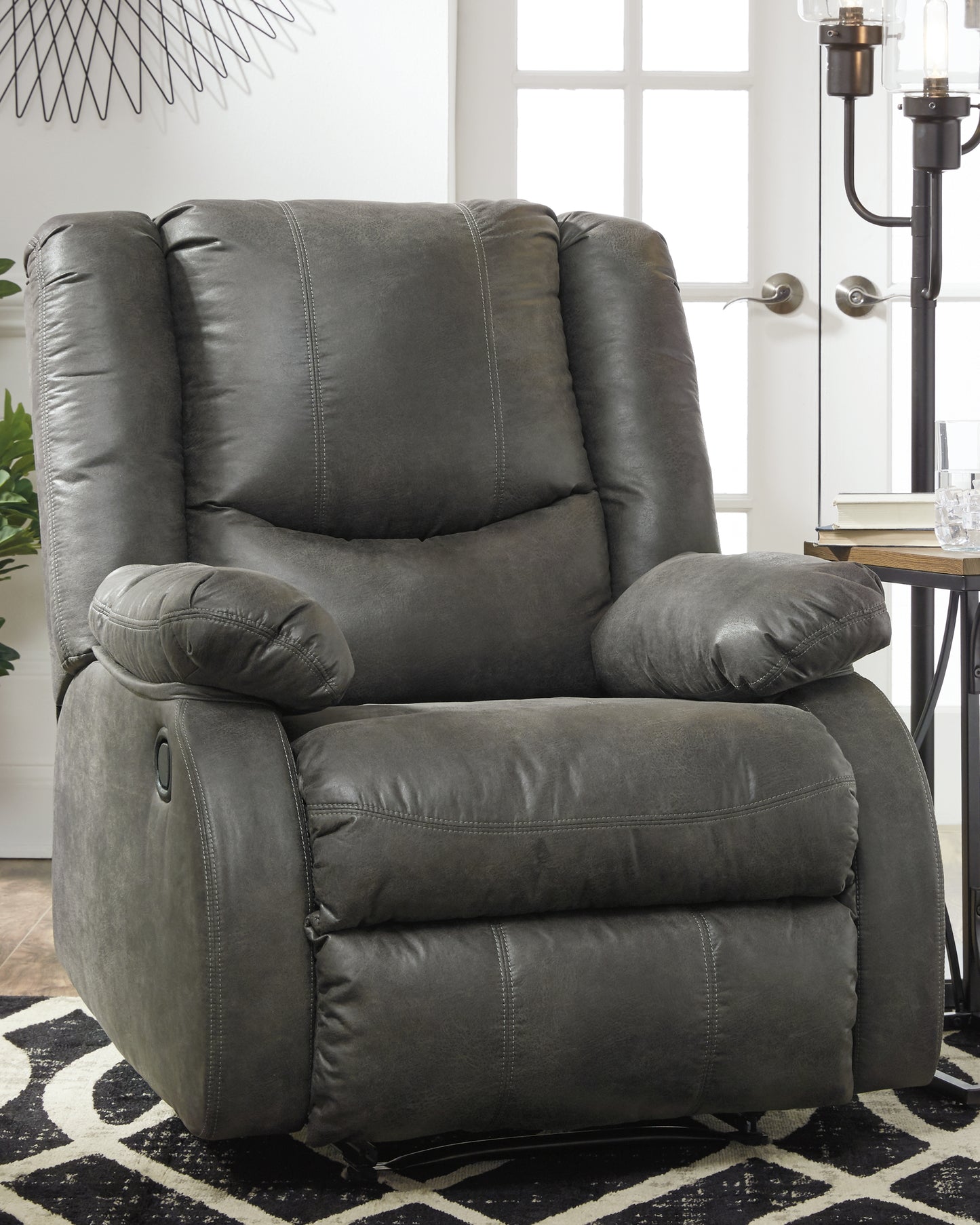 Ocala Furniture Outlet - Ashley Furniture - Bladewood Living Room - Zero Wall Recliner / Slate - 6030629