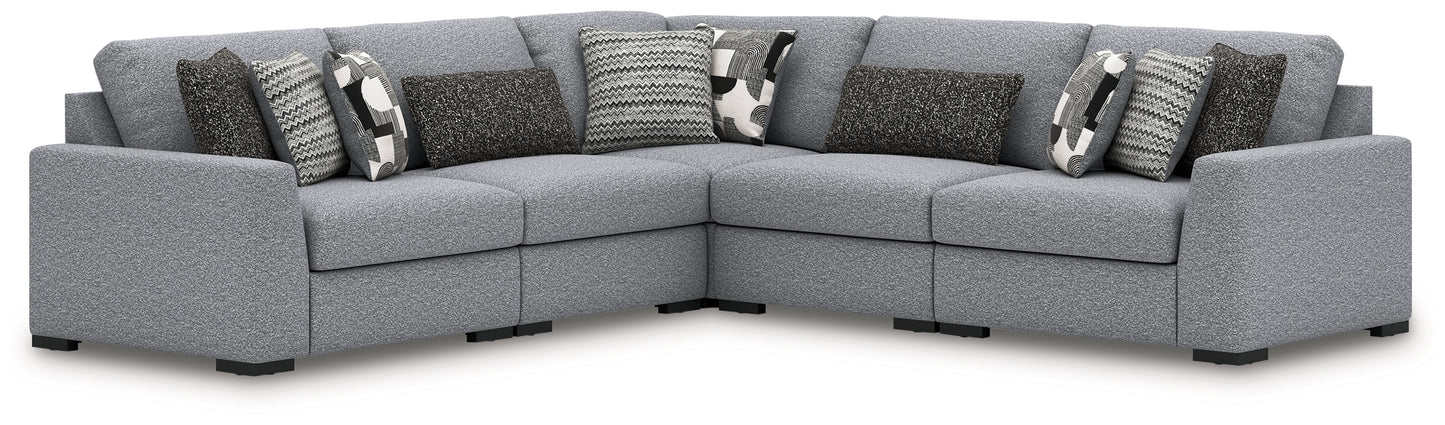 Ocala Furniture Outlet - Ashley Furniture - Bealton Sectional - RAF 5-Piece Sectional / Salt and Pepper - 61305S6