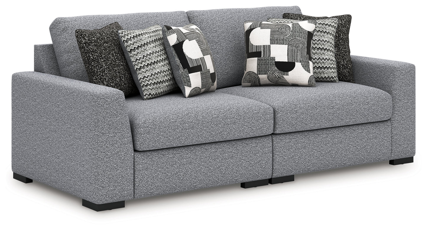 Ocala Furniture Outlet - Ashley Furniture - Bealton Sectional - RAF 2-Piece Sectional with Chaise / Salt and Pepper - 61305S10