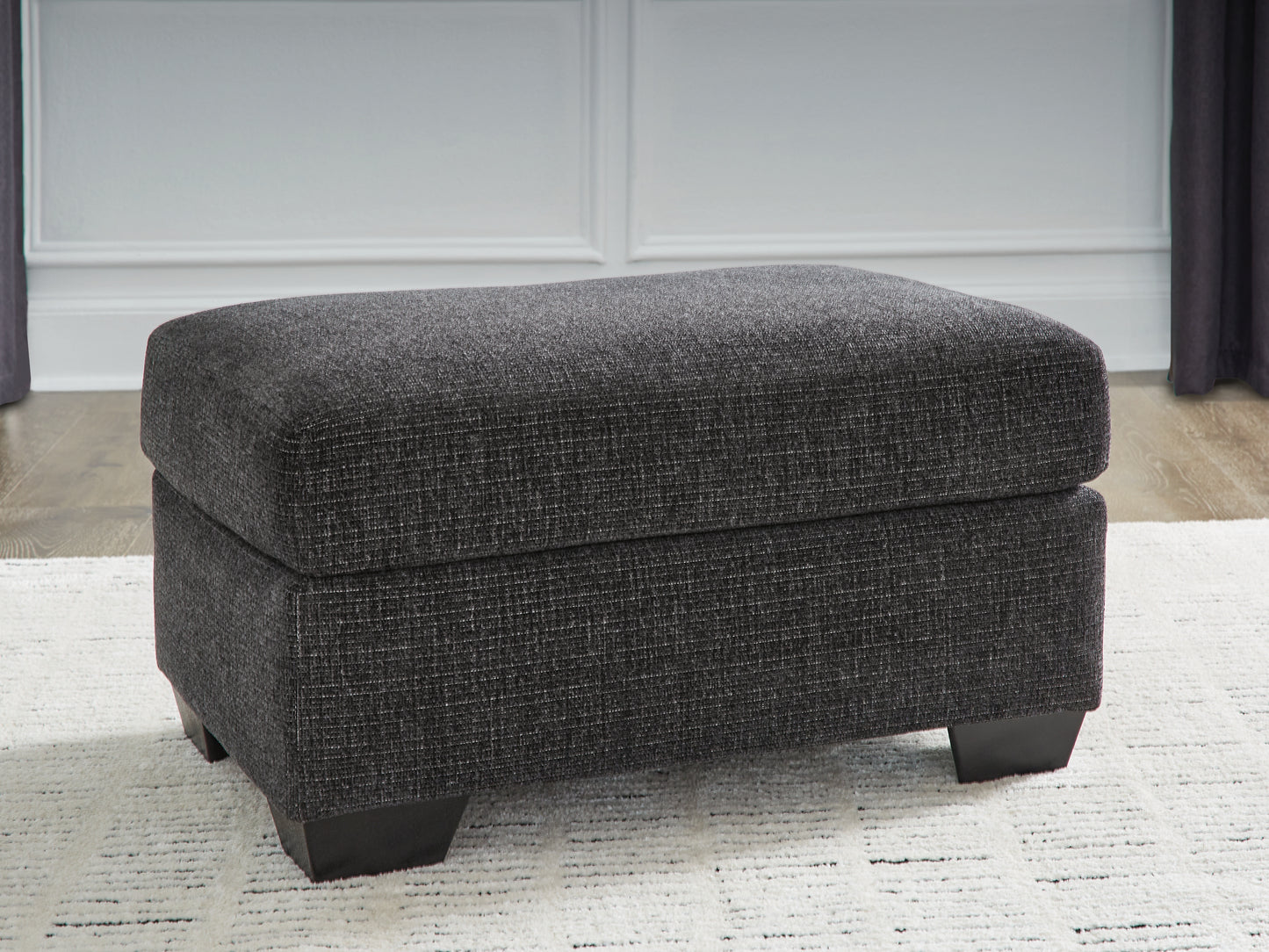 Ocala Furniture Outlet - Ashley Furniture - Loreo Living Room - Ottoman / Ebony - 6310114