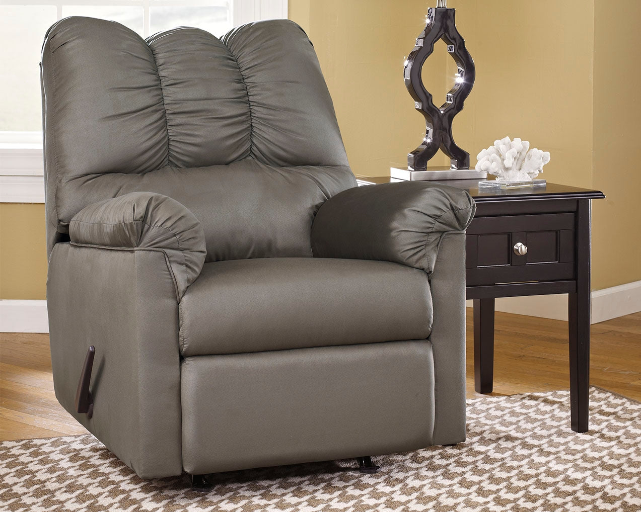 Ocala Furniture Outlet - Ashley Furniture - Darcy Living Room - Rocker Recliner / Cobblestone - 7500525