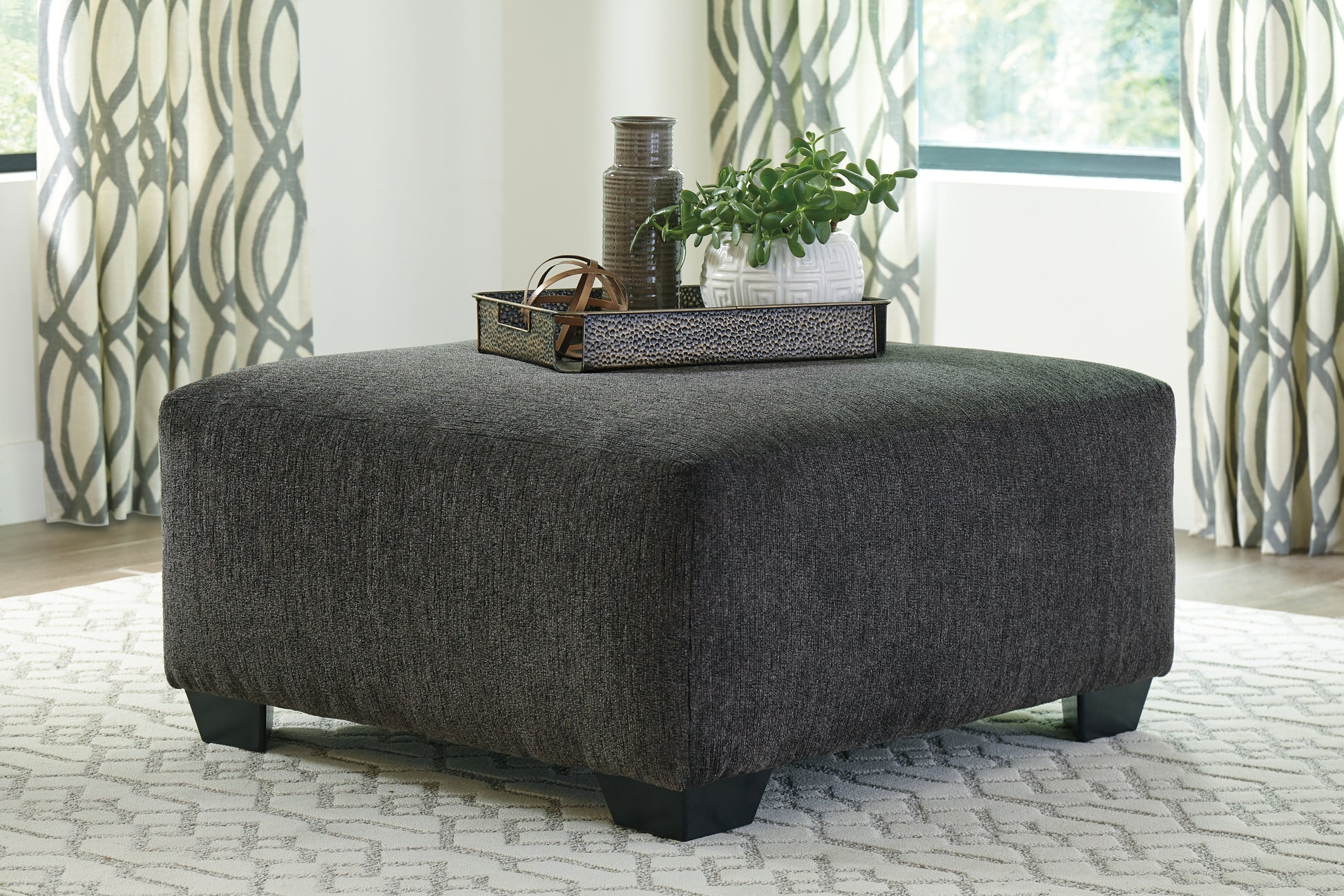 Ocala Furniture Outlet - Ashley Furniture - Ballinasloe Living Room - Rocker Recliner / Platinum - 8070225