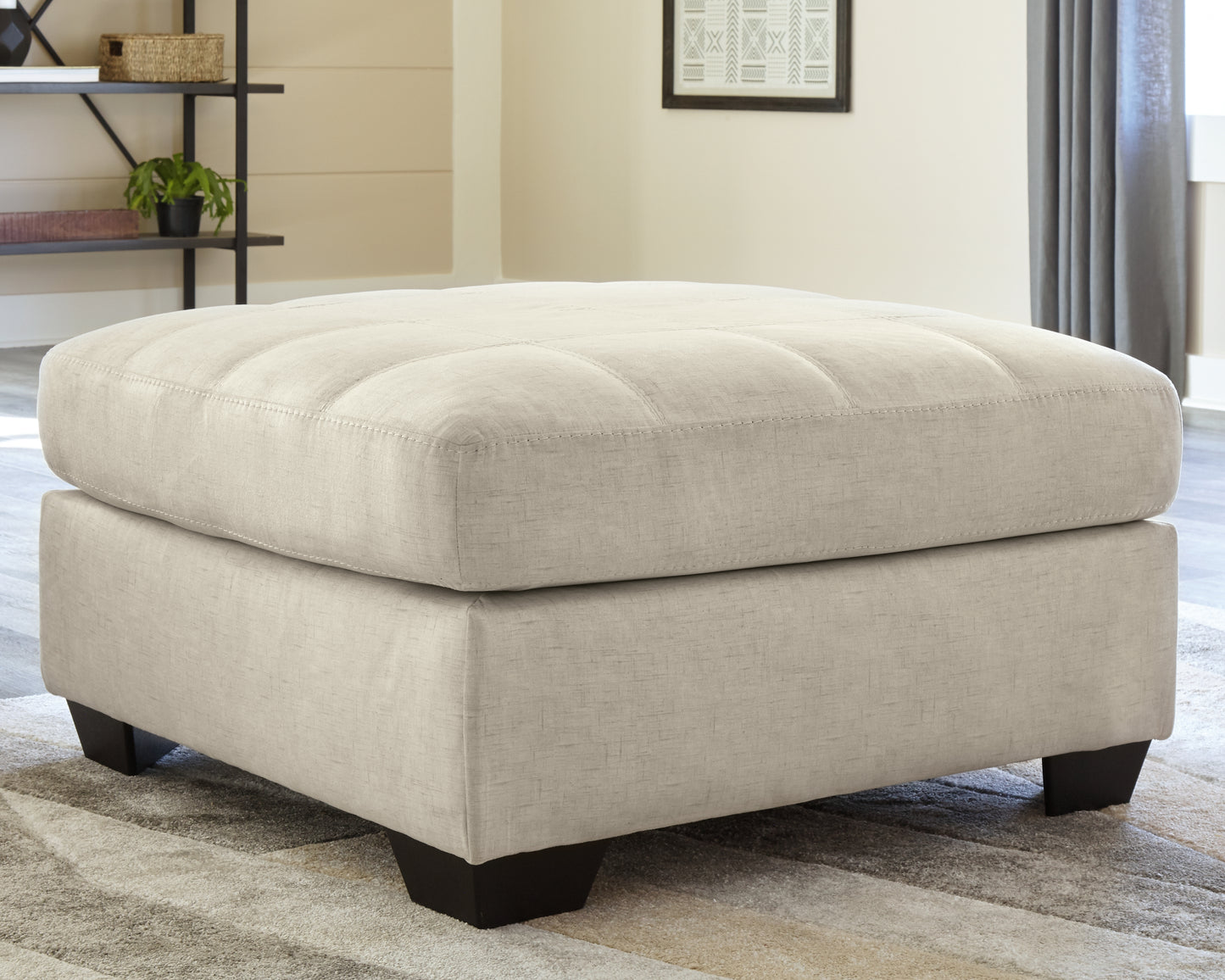 Ocala Furniture Outlet - Ashley Furniture - Falkirk Living Room - Oversized Accent Ottoman / Parchment - 8080608