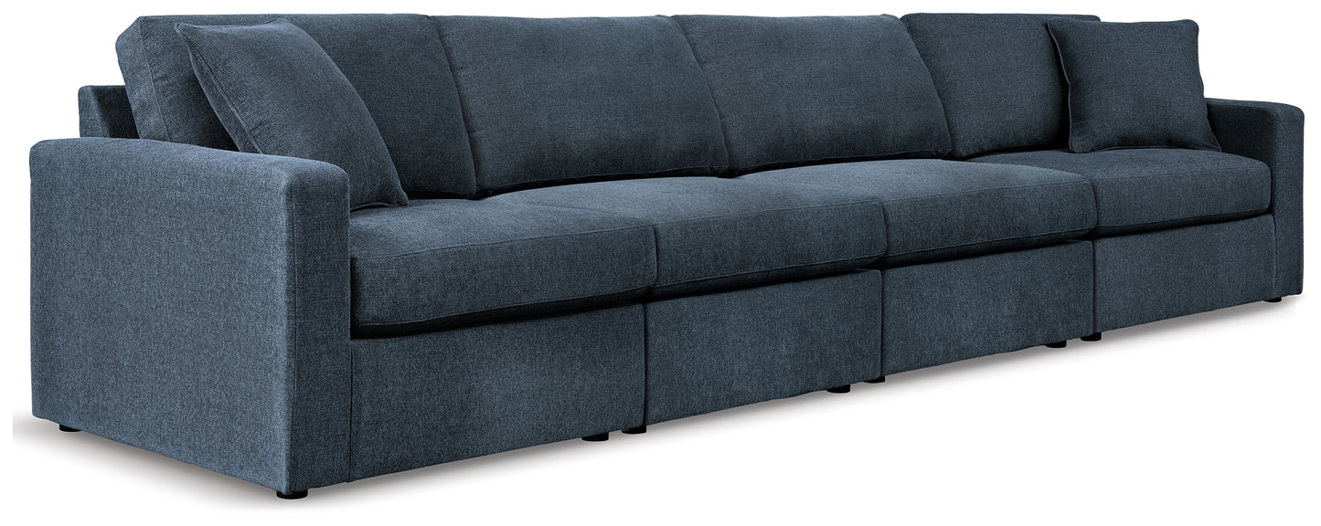 Ocala Furniture Outlet - Ashley Furniture - Modmax Sectional - RAF 4-Piece Sectional / Ink - 92101S10