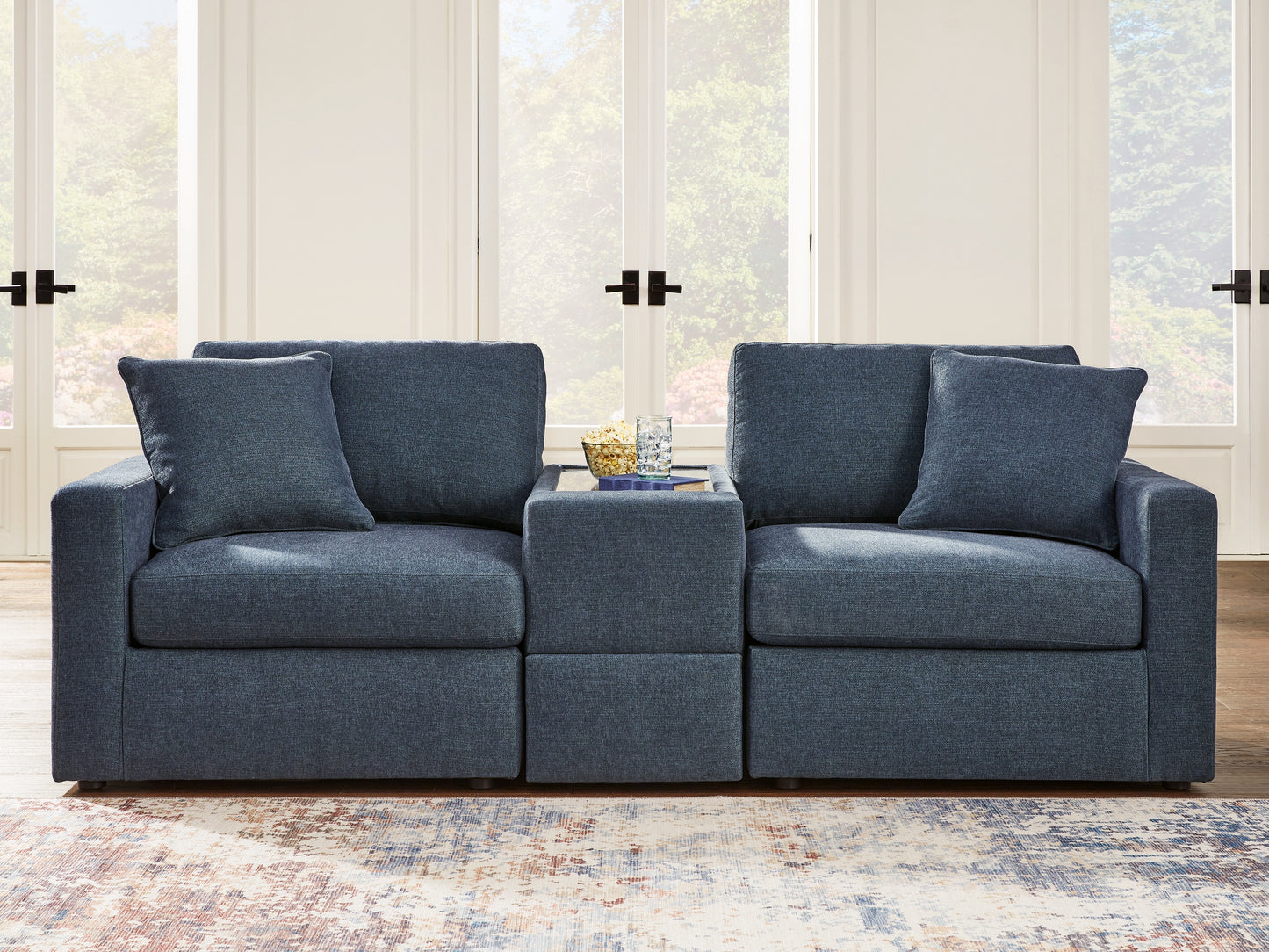 Ocala Furniture Outlet - Ashley Furniture - Modmax Sectional - RAF 3-Piece Sectional / Ink - 92101S3