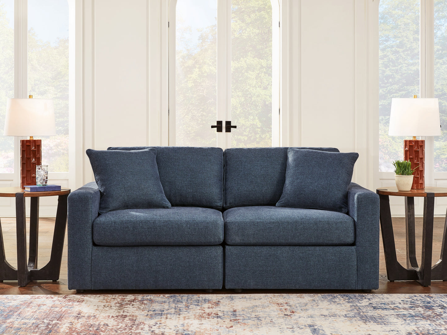 Ocala Furniture Outlet - Ashley Furniture - Modmax Sectional - RAF 2-Piece Sectional / Ink - 92101S1