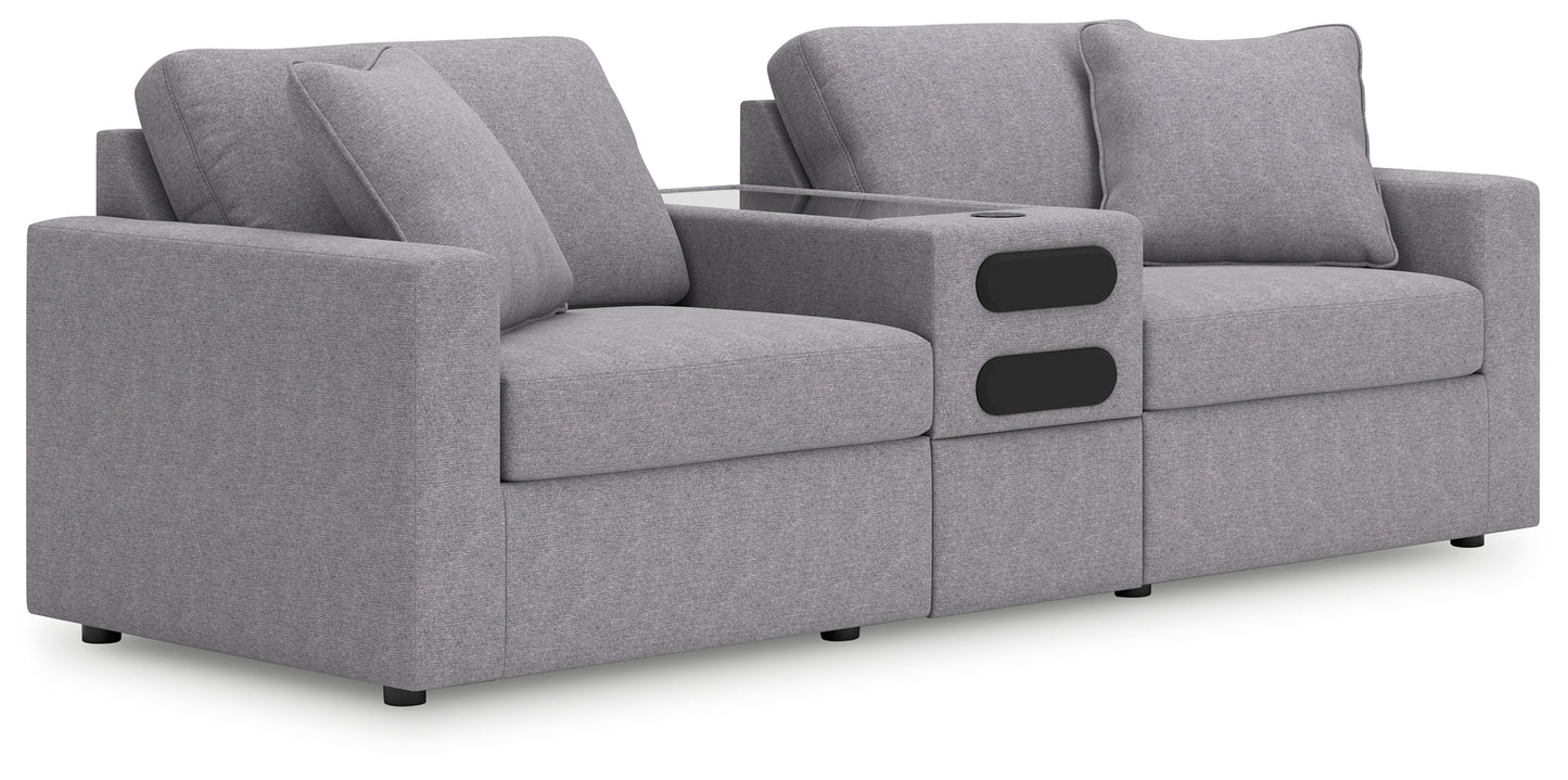 Ocala Furniture Outlet - Ashley Furniture - Modmax Sectional - RAF 3-Piece Sectional / Granite - 92104S13