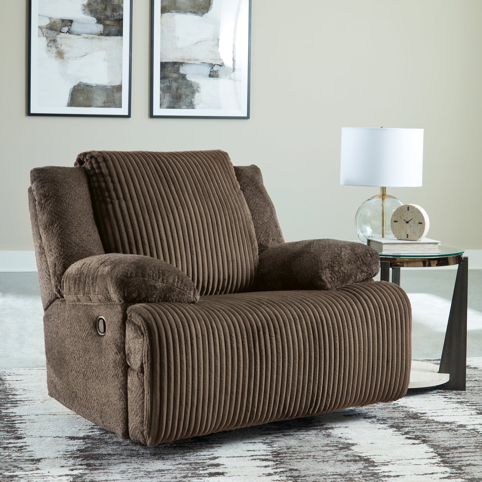 Ocala Furniture Outlet - Ashley Furniture - Top Tier Living Room - Rocker Recliner / Chocolate - 9270525