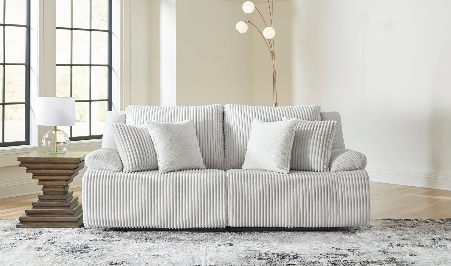 Ocala Furniture Outlet - Ashley Furniture - Top Tier Sectional - 2-Piece Sectional Loveseat / Alloy - 92706S9